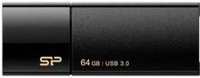 USB mälupulk Silicon Power Blaze B05, USB 3.2, 64GB, must