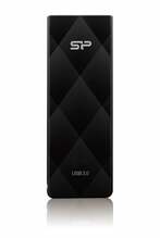USB mälupulk Silicon Power Blaze B20, USB 3.2, 64GB, must