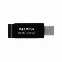 USB mälupulk ADATA UC310, USB 3.2 Gen1, 256GB, must