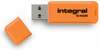 USB mälupulk Integral Neon INFD64GBNEONOR, USB 2.0, 64GB, oranž