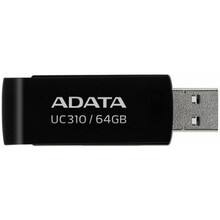 USB mälupulk Adata UC310, USB 3.2, 64GB, must