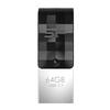 USB mälupulk Silicon Power C31, USB 3.2 Gen 1, 64GB, must/hõbe