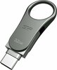USB mälupulk Silicon Power Mobile C80 SP032GBUC3C80V1S, USB-C, 32GB, hõbedane