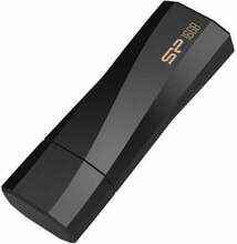 USB mälupulk Silicon Power Blaze B07, USB 3.2, 16GB, must