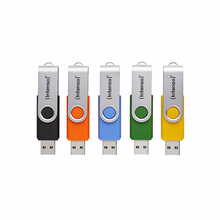 USB mälupulk Intenso Office Line, USB 3.2 Gen 1, 64GB, multipack 5 tk, värviline