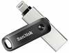 USB mälupulk SanDisk iXpand Go SDIX60N-064G-GN6NN, USB 3.0 + Lightning, 64GB, must/hõbe