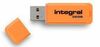 USB mälupulk Integral Neon, 32GB, oranž