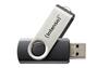USB mälupulk Intenso Basic Line, USB 2.0, 64GB, must/hõbe