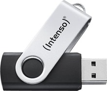 USB mälupulk Intenso Office Line, USB 3.2 Gen 1, 256GB, must/hõbe