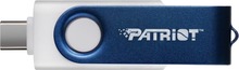 USB mälupulk Patriot Xporter X550, USB 3.2 Gen 1, 512GB, sinine/valge