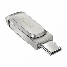 USB mälupulk SanDisk Ultra Dual Drive Luxe SDDDC4-512G-G46, USB 3.1, 512GB, hõbe