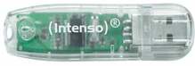 USB mälupulk Intenso Rainbow Line, USB 2.0, 32GB, läbipaistev