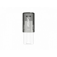USB mälupulk Lexar JumpDrive S60, USB 2.0, 32GB, must/rohekassinine