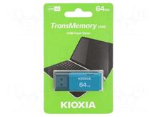USB mälupulk Kioxia Hayabusa U202, USB 2.0, 64GB, sinine