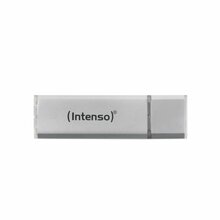 USB mälupulk Intenso Jet Line Aluminum, USB 3.2, 128GB, hõbe