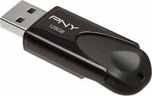 USB mälupulk PNY Attache 4, USB 2.0, 128GB, must