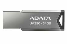 USB mälupulk Adata UV350, USB 3.2, 32GB, must/hõbe