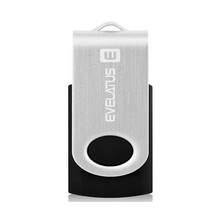 USB mälupulk Evelatus EFD02, USB Type-C, 64GB, must