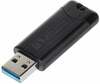 USB mälupulk Verbatim PinStripe, USB 3.0, 256GB, must