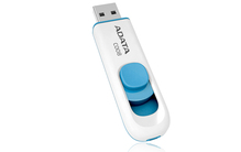 USB mälupulk Adata C008, USB 2.0, 64GB, valge/sinine