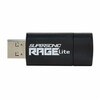 USB mälupulk Patriot Supersonic Rage Lite, USB 3.2 Gen 1, 64GB, must/sinine