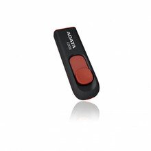 USB mälupulk Adata C008, USB 2.0, 64GB, must/punane