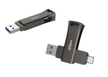 USB mälupulk Dahua USB-P629-32-128GB, USB 3.2, 128GB, must/hõbe
