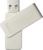USB mälupulk Hama Rotate Pro 00182486, USB 3.0, 128GB, hõbe