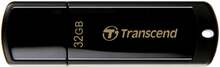 USB mälupulk Transcend JetFlash 350, USB 2.0, 32GB, must