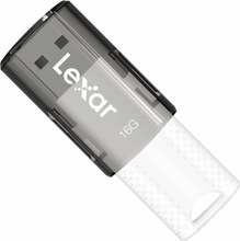 USB mälupulk Lexar JumpDrive S60, USB 2.0, 16GB, must/roheline