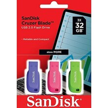 USB mälupulk SanDisk Cruzer Blade, USB 2.0, 32GB, roosa