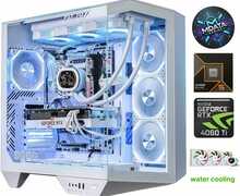 Lauaarvuti MDATA ArcticX Ryzen 5 9600X, 64GB, SSD 512GB, RTX 4060Ti, Windows 11, valge