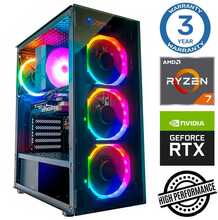 Lauaarvuti INTOP Ryzen 7 5700X, 16GB, 1TB SSD M.2 NVME, RTX 5060 8GB, ilma operatsioonisüsteemita