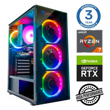 INTOP Ryzen 7 5700X 32GB 1TB SSD M.2 NVME+2TB RTX5050 8GB no-OS