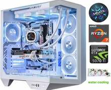 MDATA GAMING ArcticX Pro Ryzen 7 7800X3D, 64GB, 2TB SSD, RTX 5070Ti, NoOS