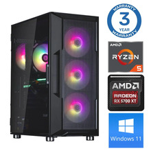 Intop Ryzen 5 3600 32GB 1TB SSD M.2 NVME+2TB RX6600 8GB Windows 11