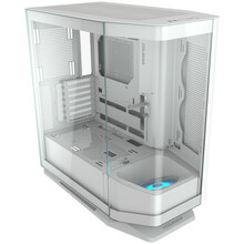 Arvutikorpus Cougar FV270 Mid Tower, valge, karastatud klaas