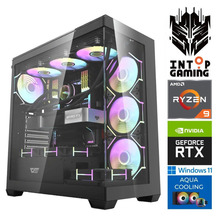 Intop Aqua Ryzen 9 9900x 32GB DDR5 1TB SSD M.2 NVME RTX5070Ti 16GB Windows 11