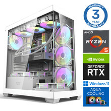 INTOP AQUA Ryzen 5 7600X 32GB DDR5 1TB SSD M.2 NVME+2TB RTX5050 8GB WIN11