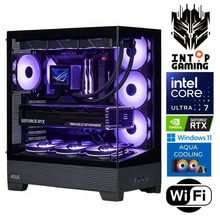 Intop Aqua Ultra 7 265KF 32GB DDR5 1TB SSD M.2 NVME RTX5080 16GB WiFi Pro Windows 11