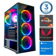 INTOP Ryzen 5 5600GT 8GB 500SSD M.2 NVME+2TB Radeon RX Vega 7 WIN11 lauaarvuti