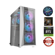 Lauaarvuti Mdata DK352, AMD Ryzen 5 9600X, 32GB DDR5, 512GB SSD, Nvidia GeForce RTX 5060, valge