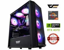 MDATA GAMING lauaarvuti Ryzen 5 5600X, 64GB, 1TB SSD, RTX 4070, Windows 11