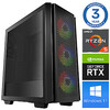 Lauaarvuti INTOP Ryzen 5 5600X 32GB 480SSD M.2 NVME RTX5060Ti 16GB WIN11