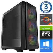 Lauaarvuti INTOP Ryzen 5 5600X 32GB 480SSD M.2 NVME RTX5060Ti 16GB WIN11