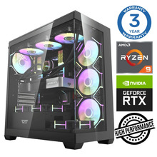 INTOP Ryzen 9 5900X 32GB 1TB SSD M.2 NVME RTX5070 12GB no-OS