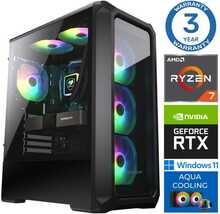 INTOP AQUA Ryzen 7 7700X, 32GB DDR5, 1TB SSD M.2 NVME, RTX 5060Ti 16GB, Windows 11 Pro
