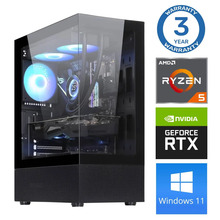 Intop Ryzen 5 3600 32GB 500SSD M.2 NVME+2TB RTX5070 12GB Windows 11