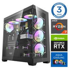 INTOP AQUA Ryzen 7 9700X 32GB DDR5 1TB SSD M.2 NVME+2TB RTX5060 8GB no-OS