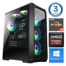 Lauaarvuti INTOP Ryzen 5 5600X, 32GB, 1TB SSD M.2 NVME, 2TB, RTX3060 12GB, Windows 11